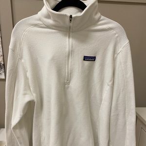 Patagonia White Fleece size XL